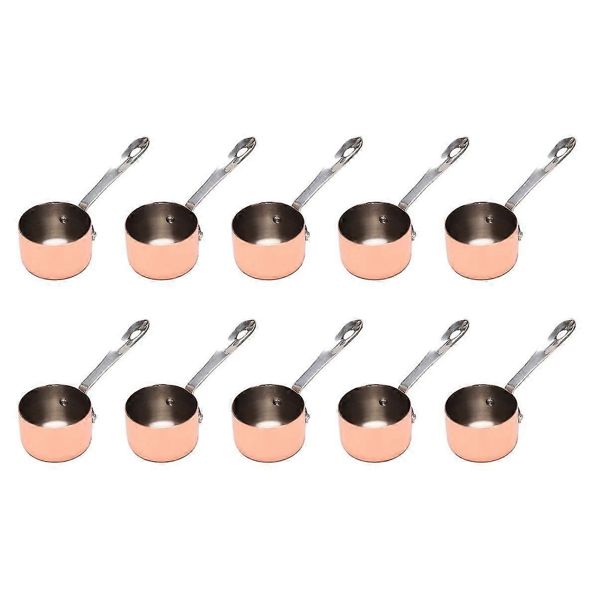 10X Barche Tazza per salsa placcata in rame Tazza per latte Tazza per salsa per patatine fritte Ristorante occidentale Speciale in rame