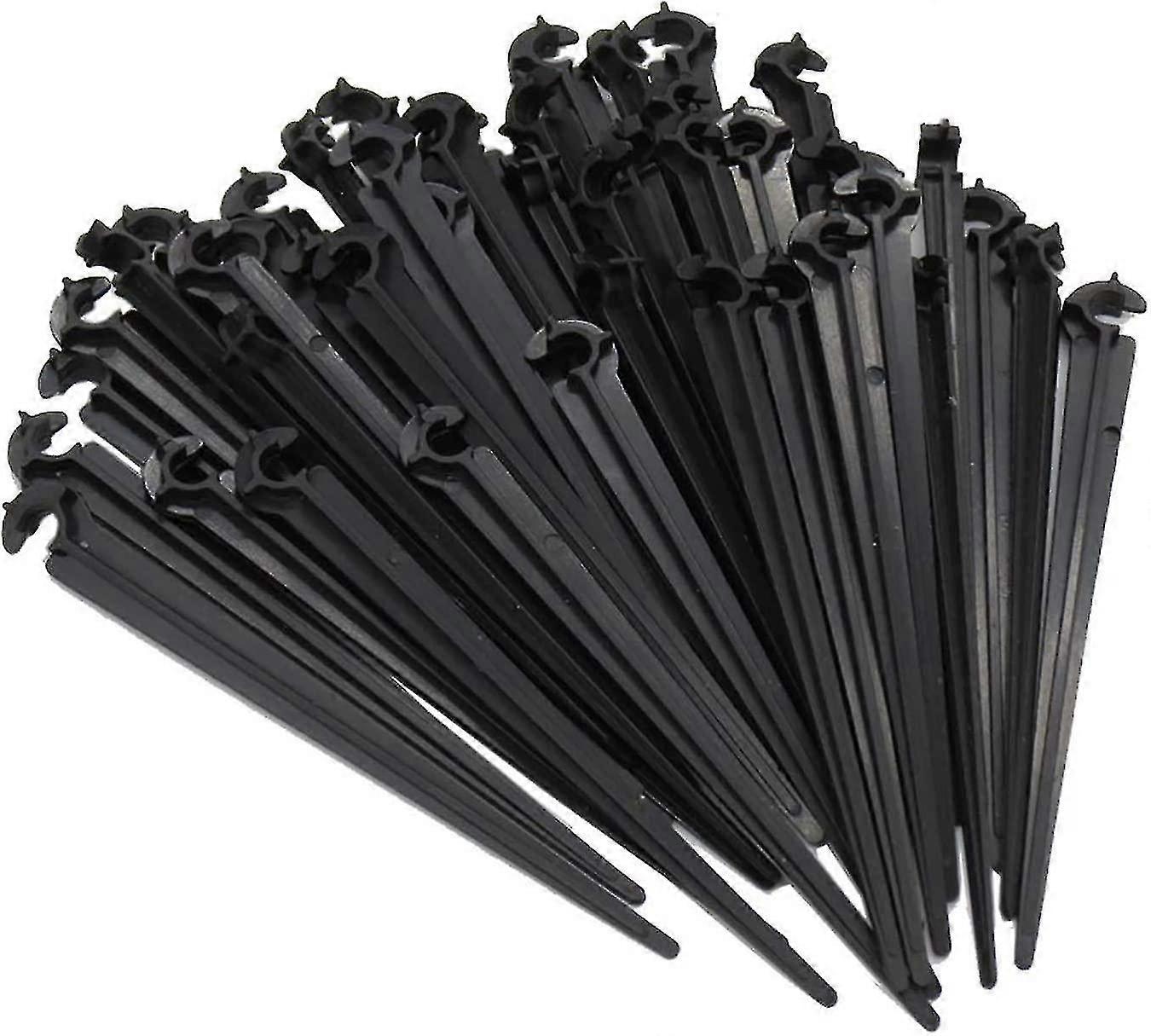 200 Pcs Hose Holder Ground Fixing For "c" Stakes Fixed Rod Support For Irrigation Hose And Garden Ho