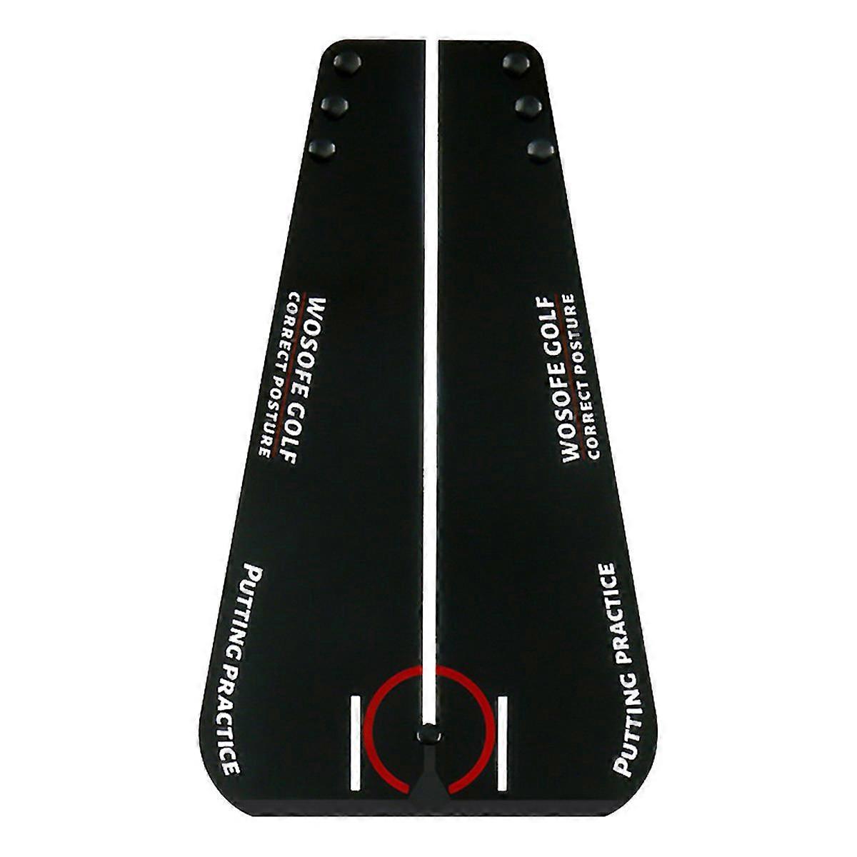 Draagbare Golf Putting Spiegel Training Tools Golf Putting Alignment Swing Trainer Straight Practice