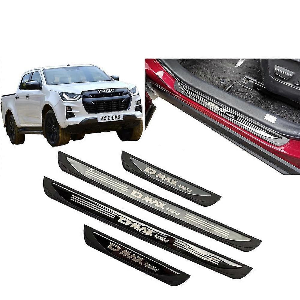 Car Accessories Door Sill Plate For Lsuzu D Max 4x4 D-MAX 2021- 2024 Door Sill Strip