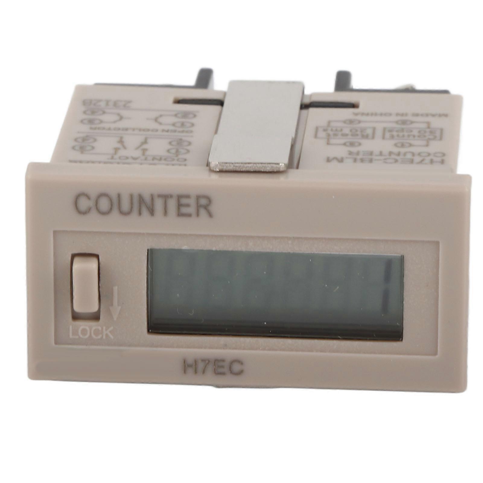 H7EC BLM Digital Electrical Counter Totalizer Without Voltage Input with 6?Digit LCD Display