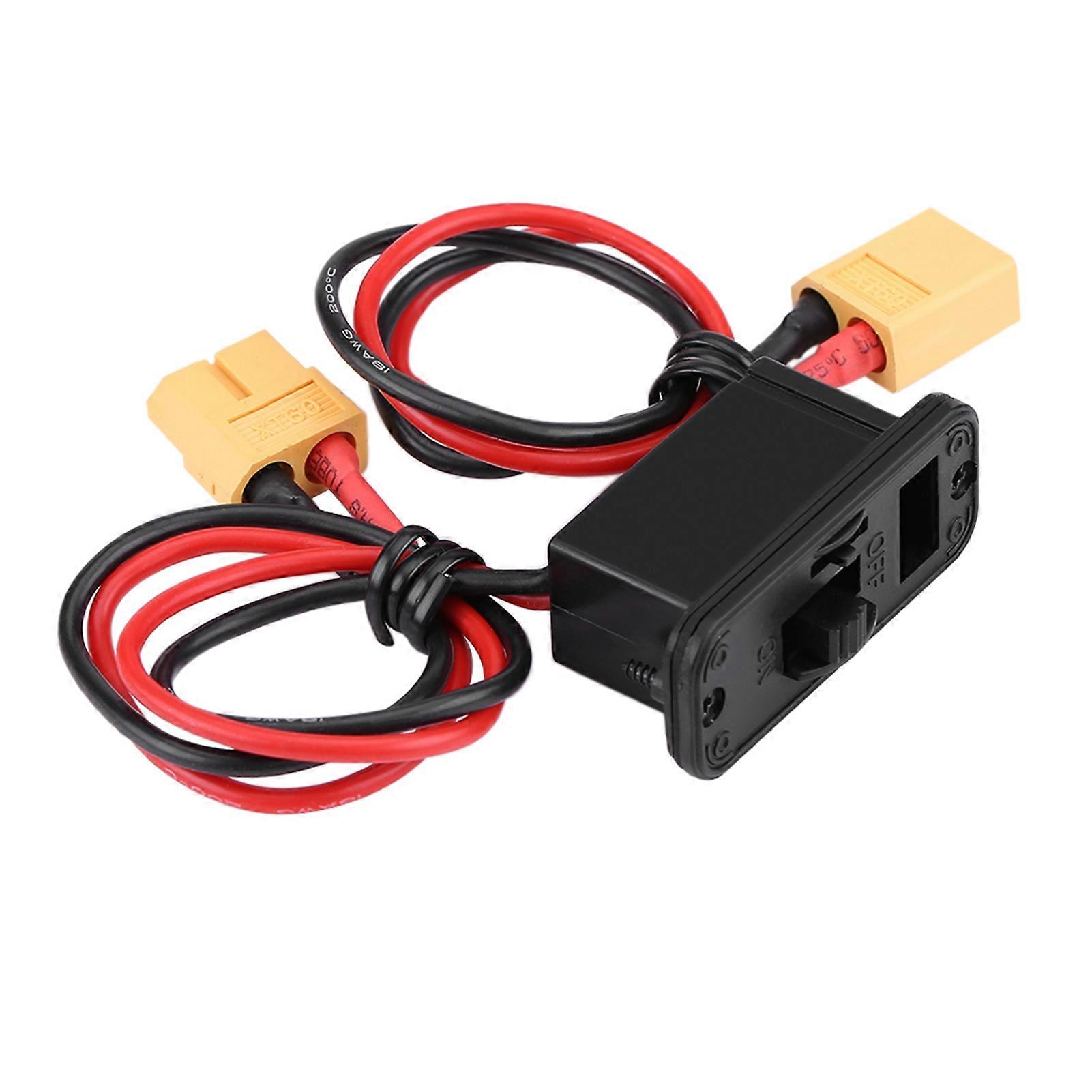1pc Heavy Duty Large Current RC Airplane Model Switch Battery On/Off Connector Lead