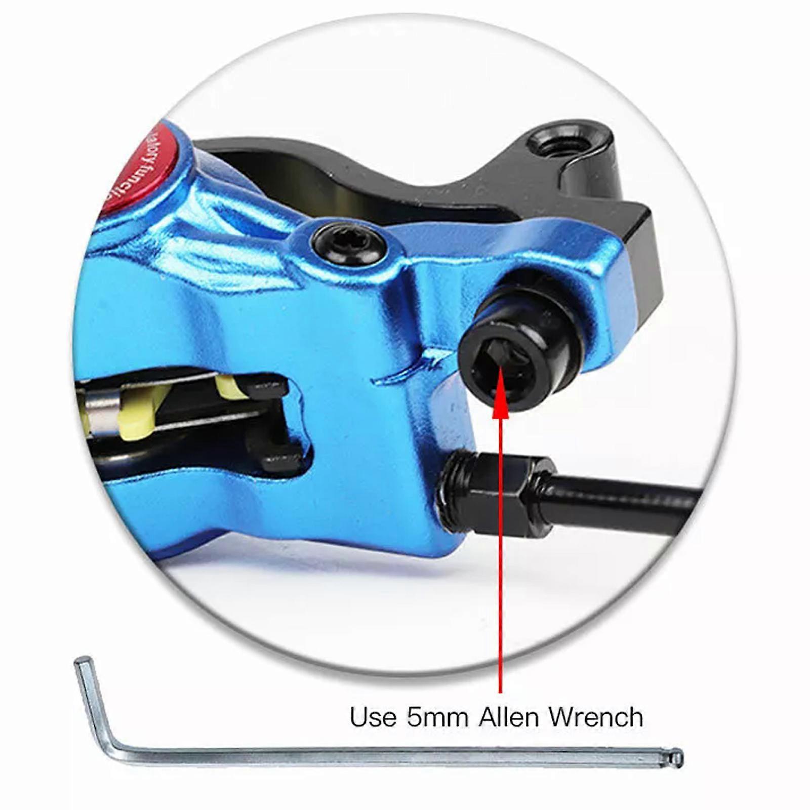 134.12 Zoom Freno A Disco Idraulico Per E-bike HB-875-E Anteriore E Posteriore Senza Rotore Rosso 0 - Foto 6