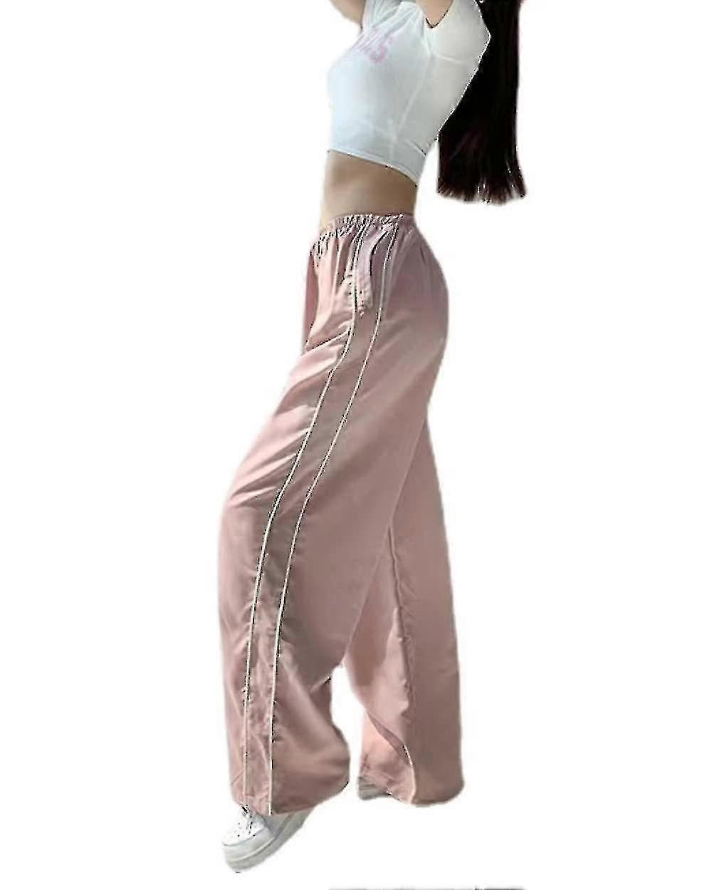 Bayan Paraşüt Pantolon Geniş Bacak Baggy Y2k Eşofman Altı Kadınlar İçin