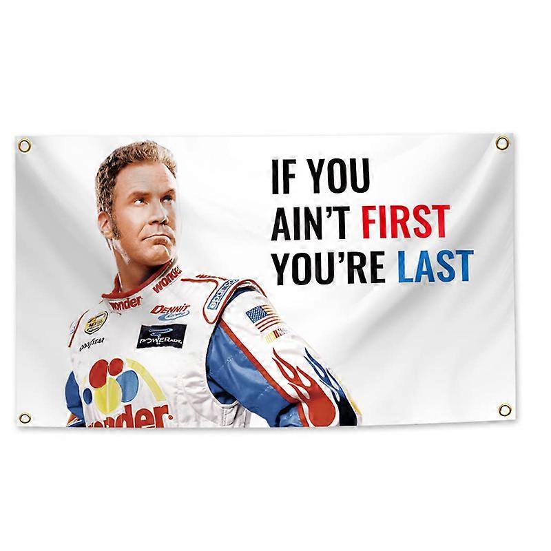 אם אתה לא הראשון הראשון אתה אחרון דגל מצחיק דגל 3x5 רגל 100% פוליאסטר עמיד עם אבזם פליז