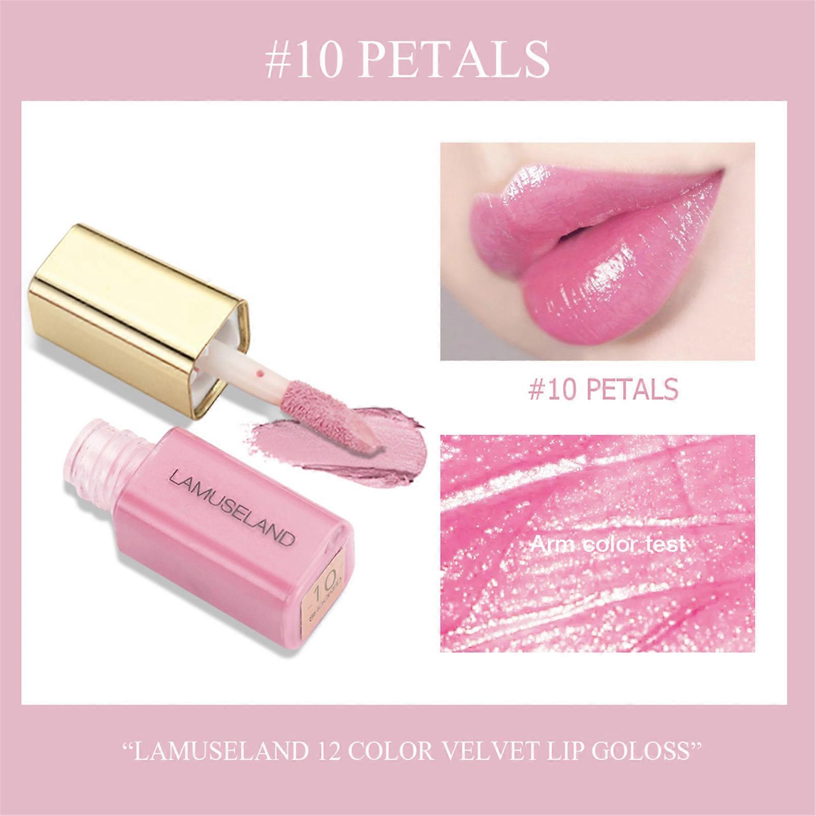 Rouge à Lèvres Longue Durée Retro Paste Color Lip Gloss Miel Durable Blanchissant 3.5ML