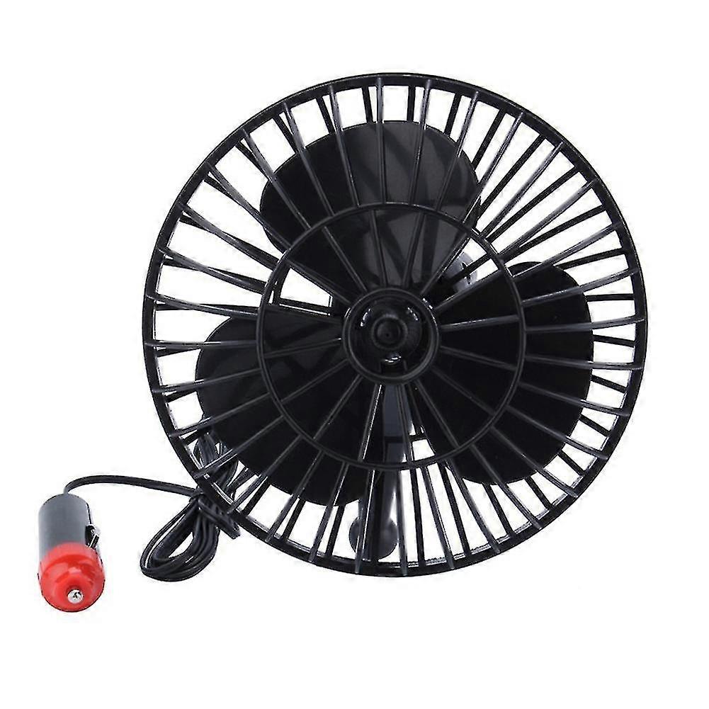 12v Mini Mute Car Truck Vehicle Cooling Summer Air Fan Cooler With Suction Cup