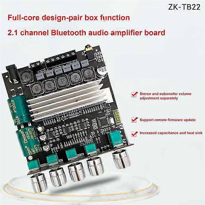 -TB22 TPA3116D2 Bluetooth Subwoofer Amplifier Board 2.1 HIfi High Stereo Amp 2X50W+100W Amplificador for Speaker