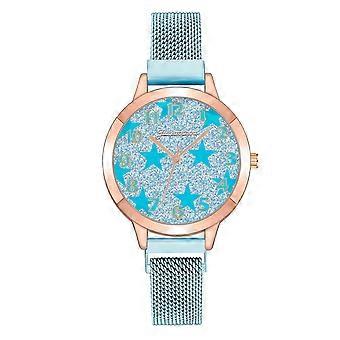Frauen Mode Uhr Uhr Edelstahl Casual Kleid Handgelenk Kristall