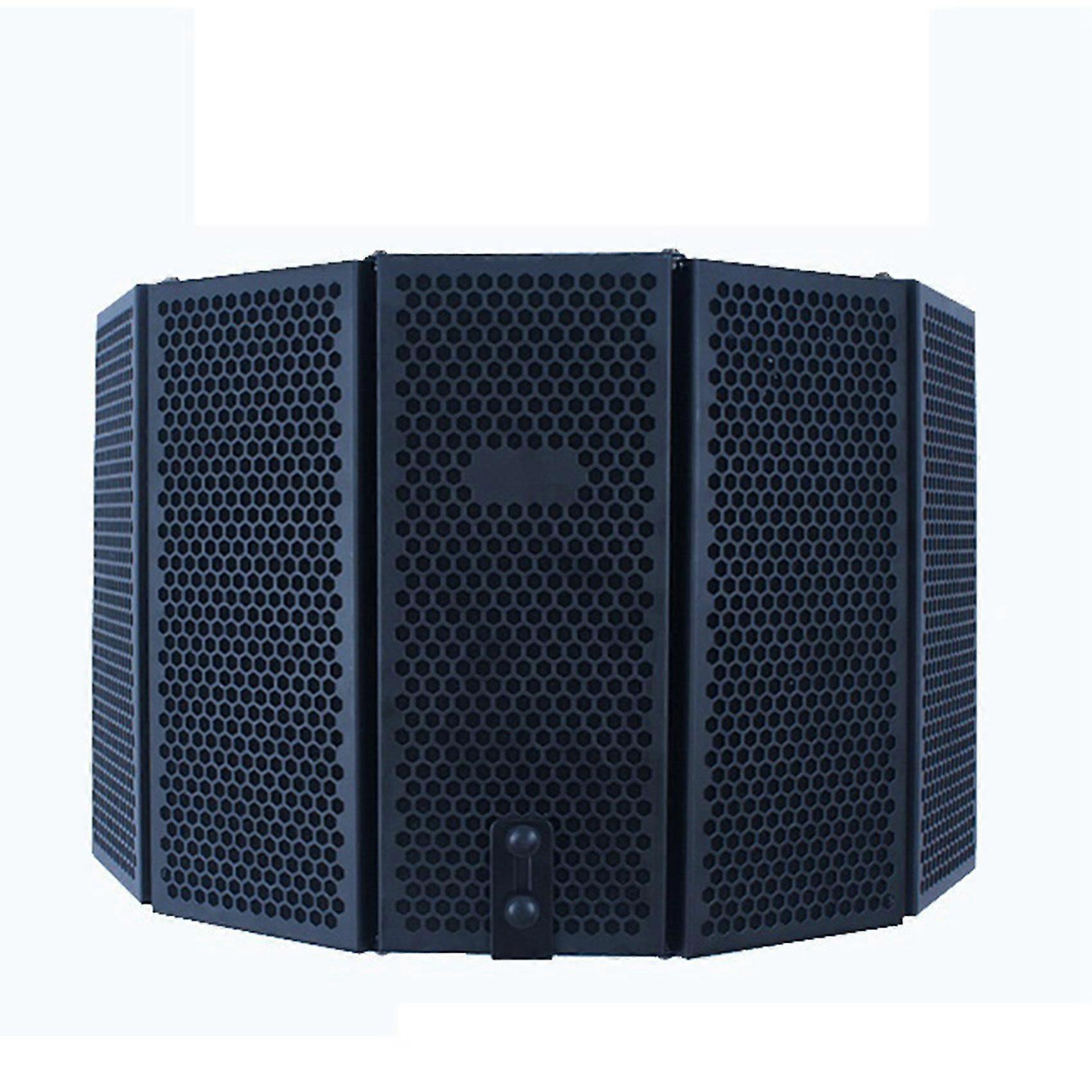 5 Panel Adjustable Microphone Shield Isolation Reflection Filter Vocal Booth