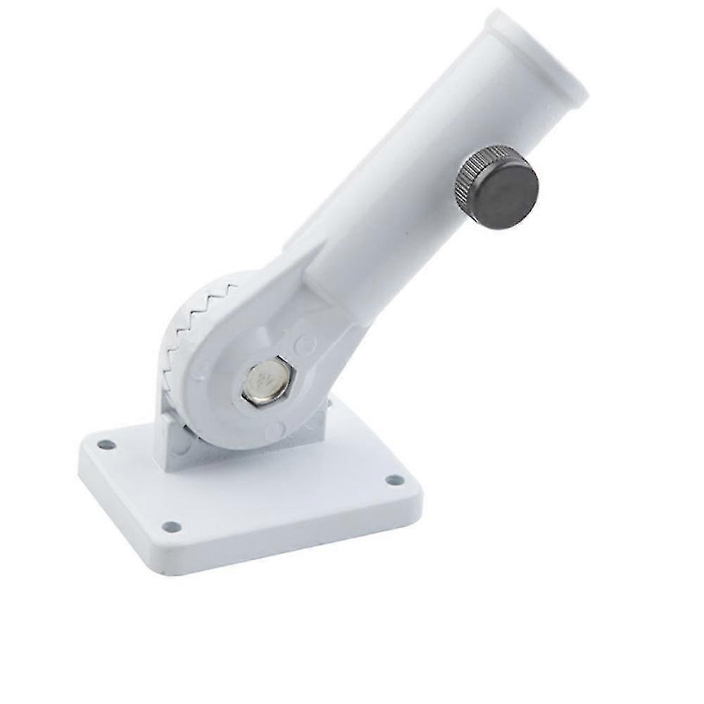 Wall Flagpole Base Adjustable Angle Door Window Wall Oblique Insertion Thickened Aluminum Alloy Base
