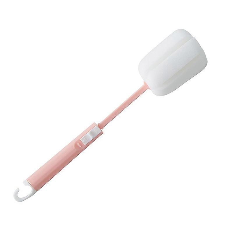 Telescopic Glass Cup Bottle Sponge Brush Kitchen Cleaning Tool with Long Handle