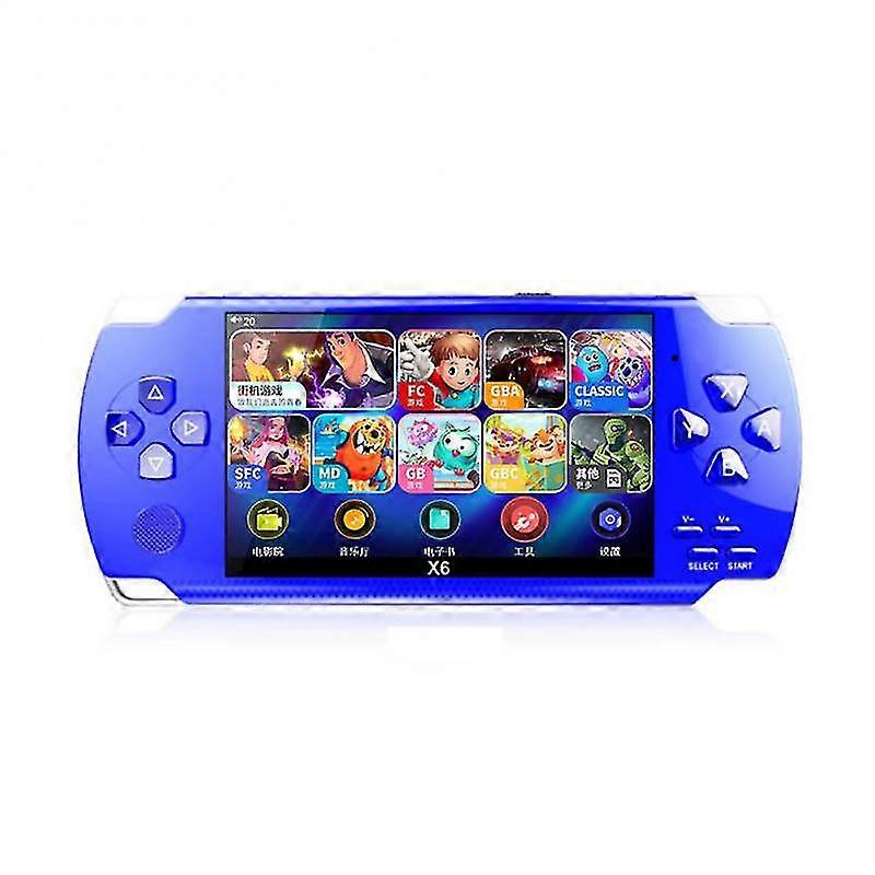 4.0 Inch X6 Retro Video Game Console 8gb Dual Joystick Handheld Game In