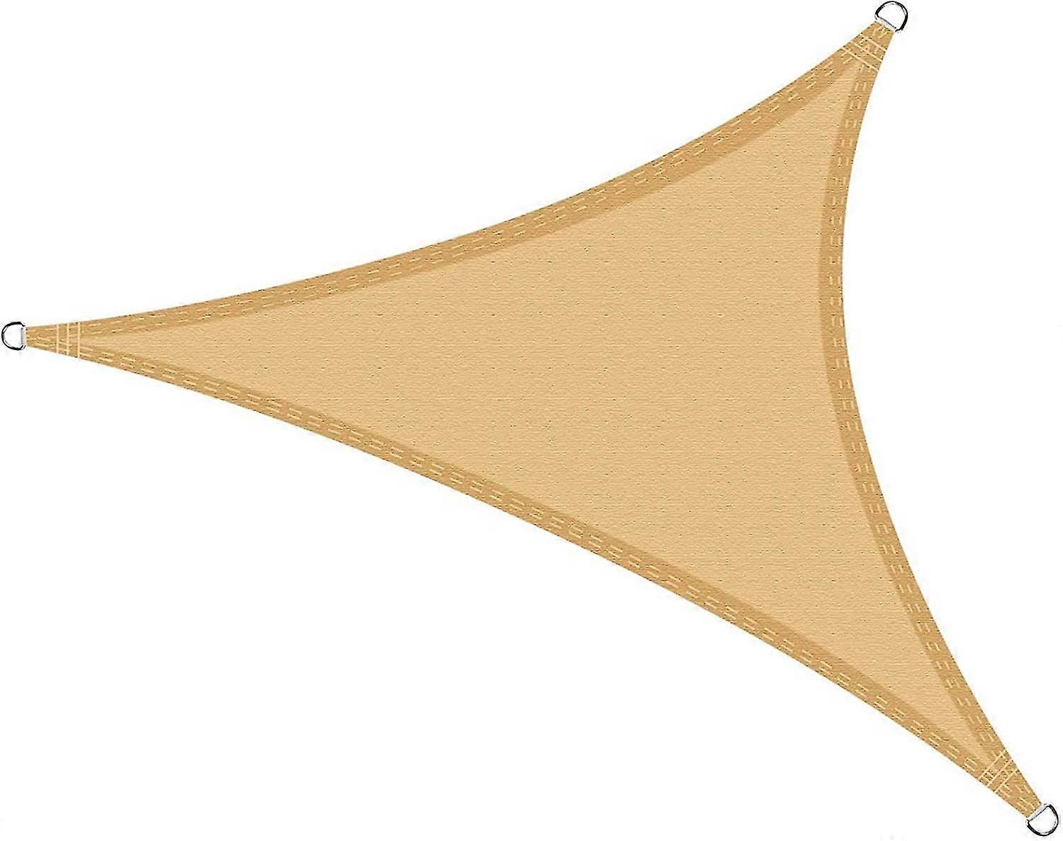 Voile de pare-soleil imperméable 2x2x2, triangle Garden Sail 2m, 98% Uv Block 420d Pes Triangular Shade Sail 2x2 pour Canopée de patio extérieur avec cordes libres, San