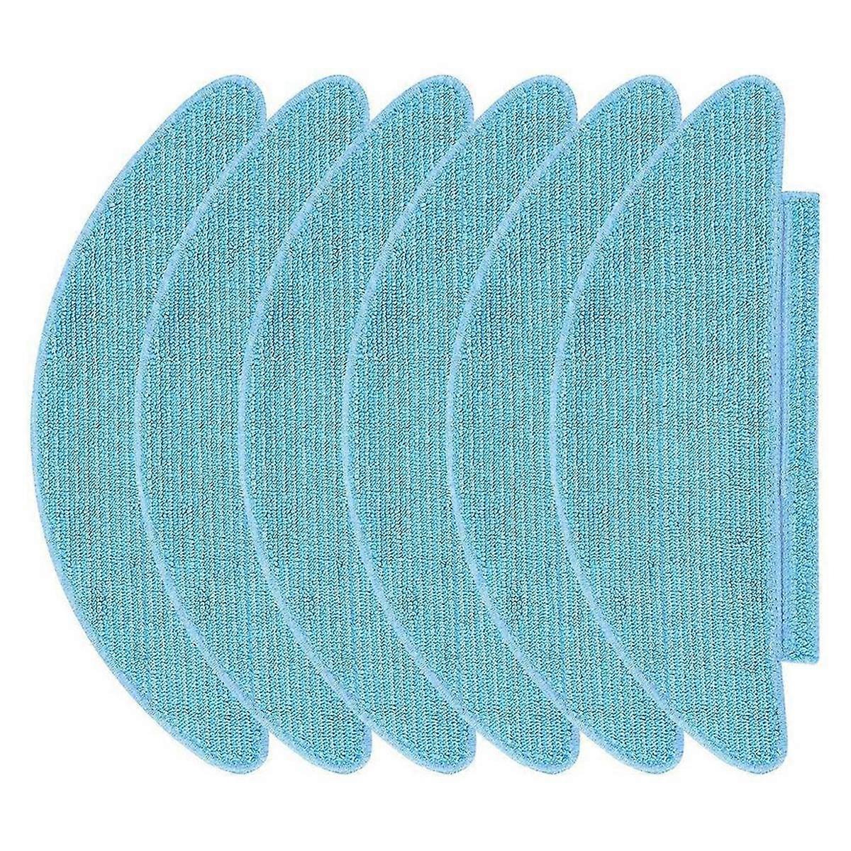 6PCS Washable Mop Pad Robot Accessories for SL60D/SG60/SL61 Replacement Cloths Wipe Rags