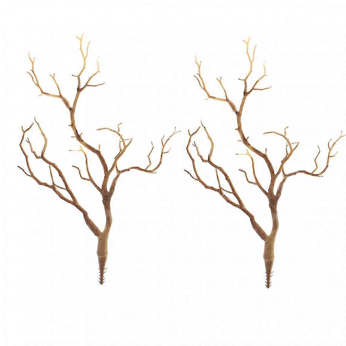 2x Creative Artificial Small Trees Twig Branch Table Cafe Decor