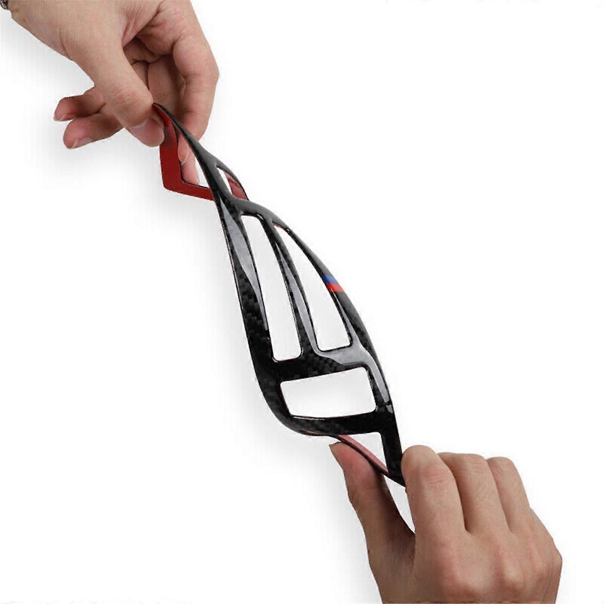 Carbon Fiber Central Console Panel Cover Trim for Accord 2013-2017 Type C