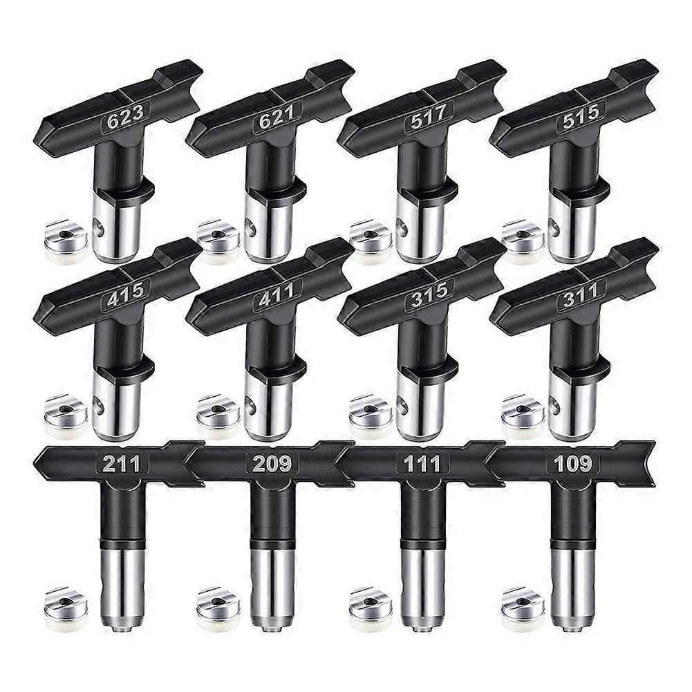 12Pcs Spray Tips Airless Paint Sprayer Tip Airless Nozzles Tip Paint for Airless Spraying Machine P