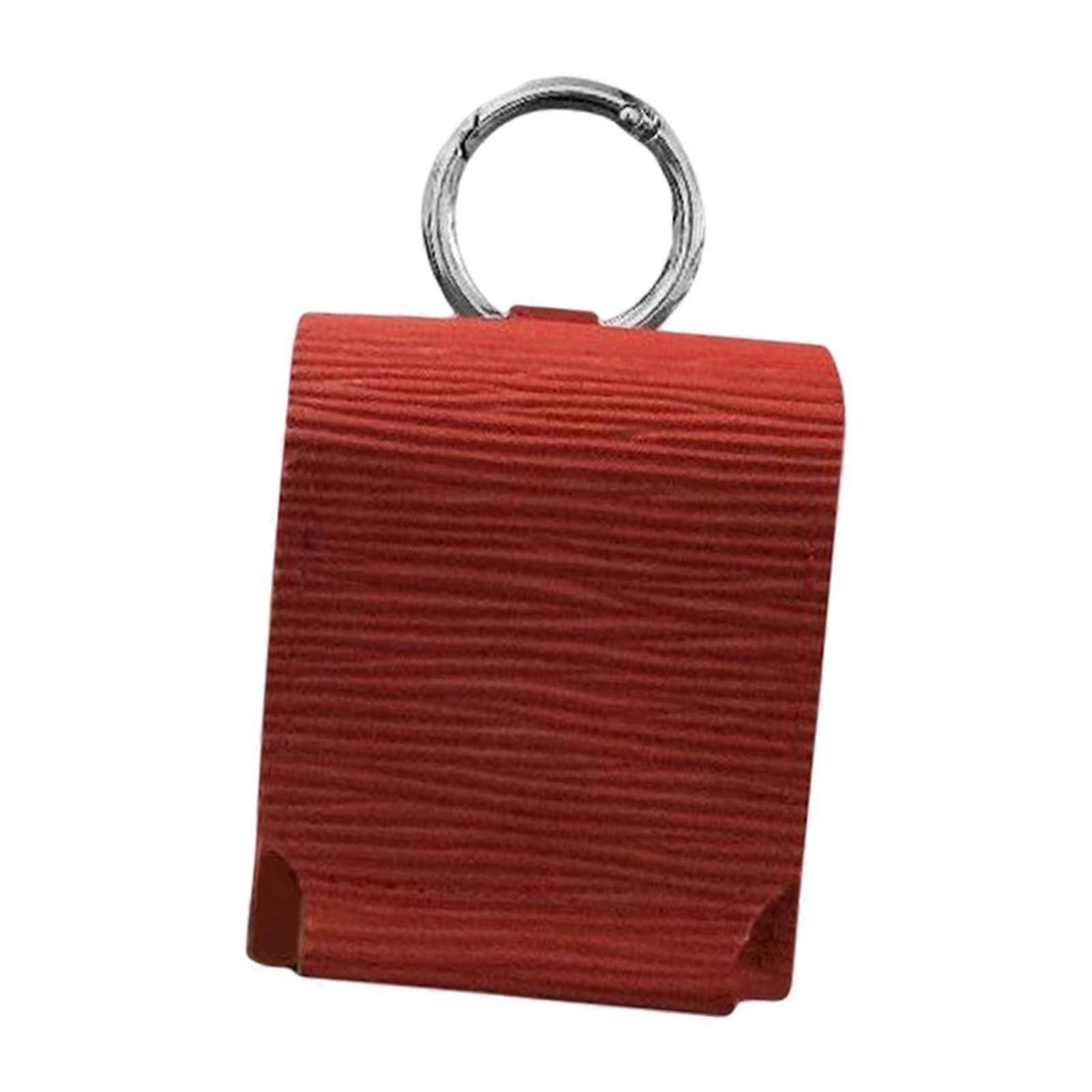 Golf Ball Bag with Loop Buckle Durable Practical Portable Square for Family Red