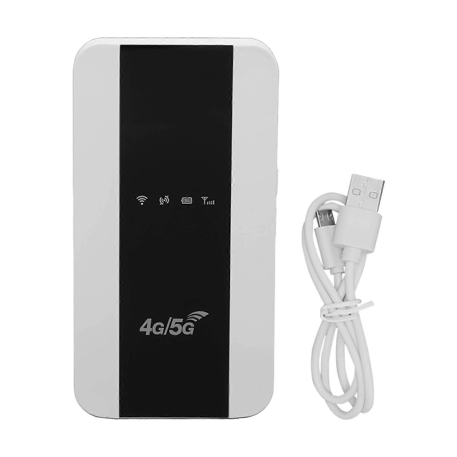 نقطة اتصال واي فاي المحمول مع فتحة بطاقة SIM 4G LTE مقفلة 150Mbps 3000mAh بطارية محمولة WIFI للهاتف المحمول الأبيض إصدار الاتحاد الأوروبي