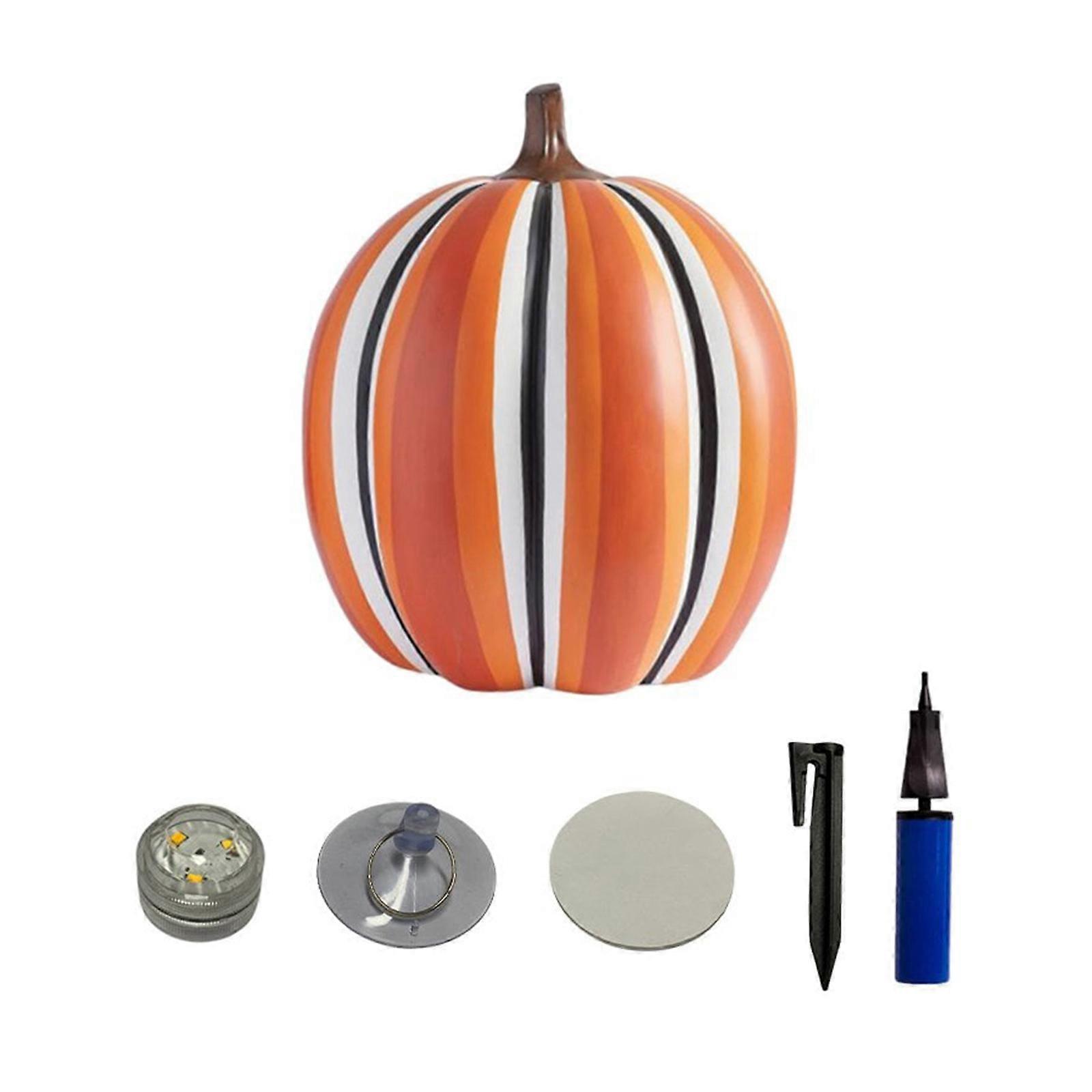 Festive LED Pumpkin Inflatable for Yard and Pool