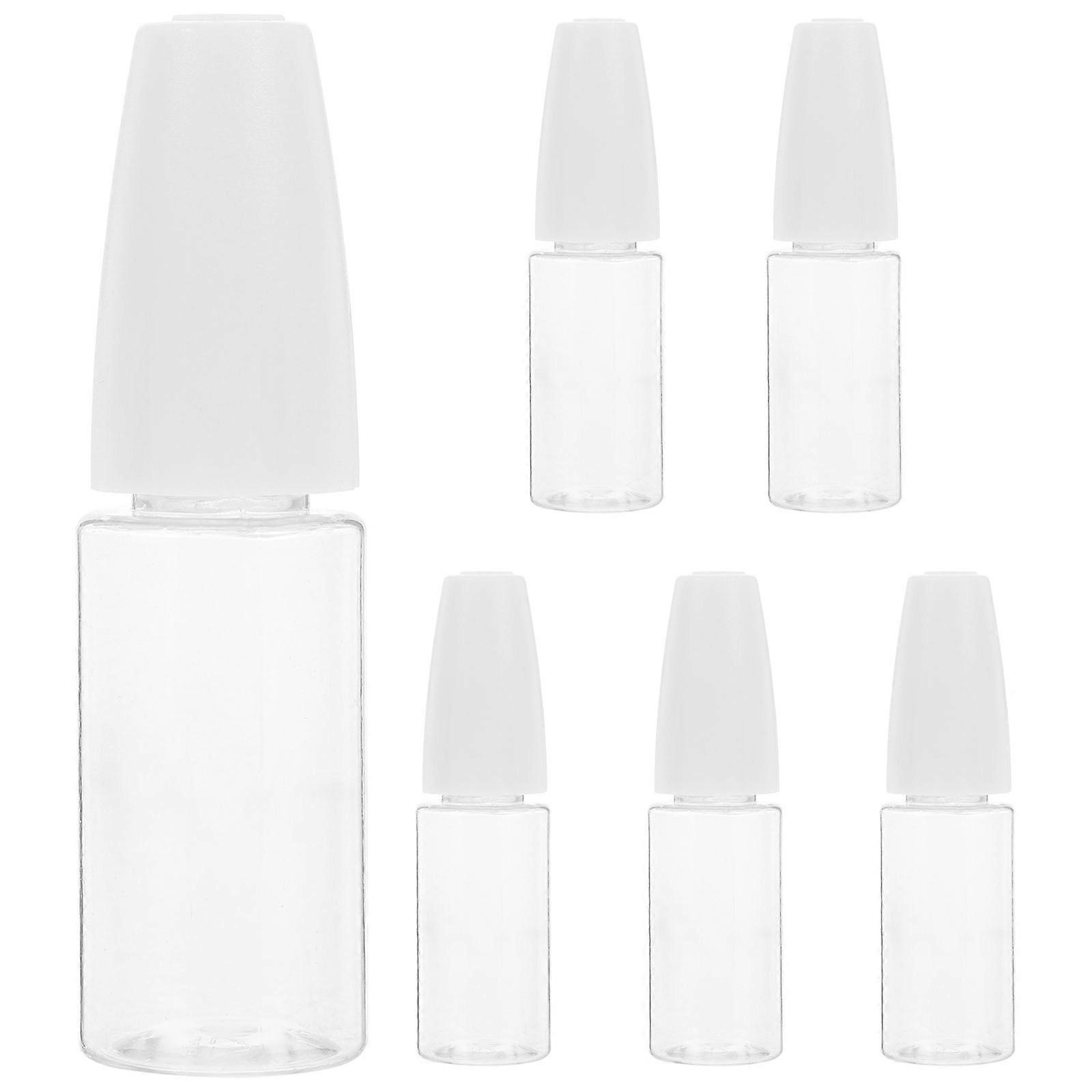 6Pcs Needle Bottles Applicators Needle Bottle Dispenser Squeeze Bottle with Precision Tip (10ML)