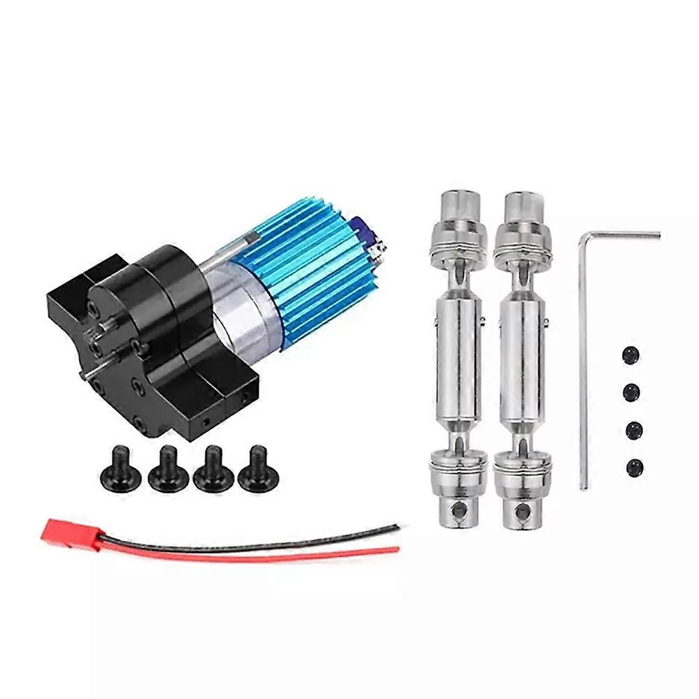 370 For WPL Split RC Car 1/16 Gearbox With Transfer Gearbox Motor Rock Crawler
