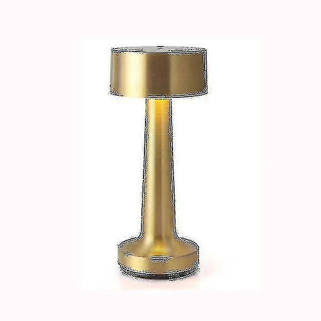 Touch Sensor Bar Rechargeable Table Lamps(golden)