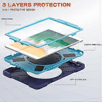 Custodia Antiurto Per IPad Pro 10.5 Con Portapenne, Cavalletto Girevole E Tracolla Regolabile - Protezione 3 In 1 Per Modelli A1709/A1701