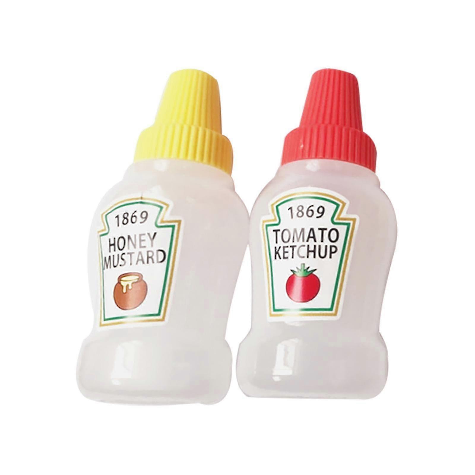 Mini Condiment Sauce Bottle Small Containers Lovely Cat Dog Bento Bottles Lunch