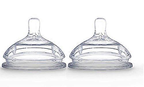 2 Count Silicone Replacement Nipple, Slow Flow, 0-3 Months