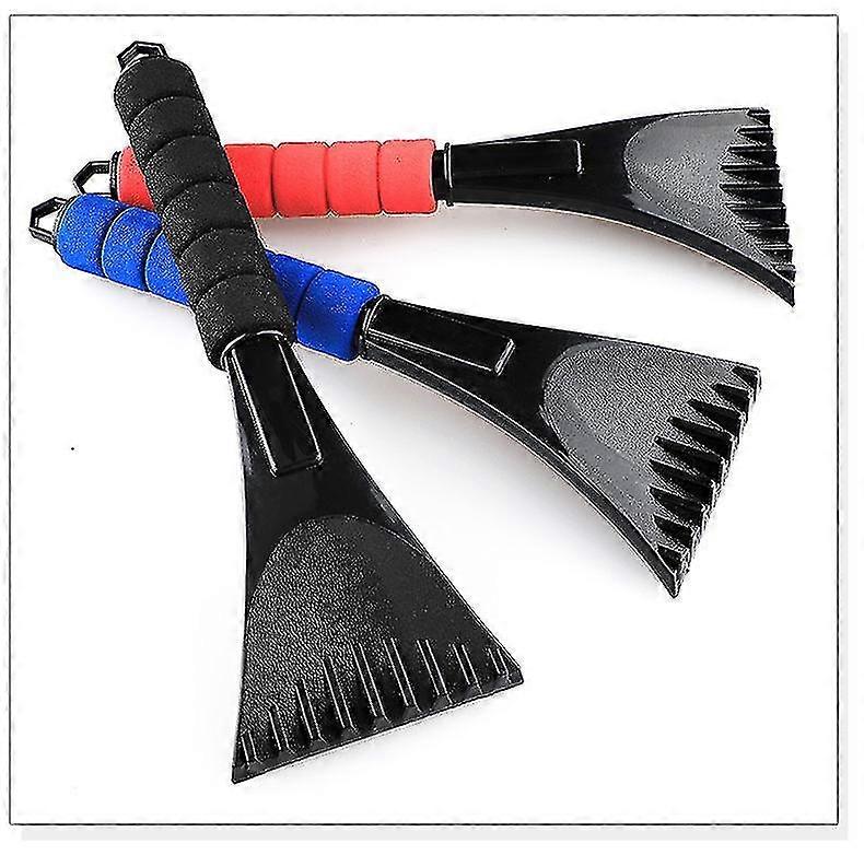 Car Windshield Ice and Snow Shovel 3-Piece Set with Soft Grip Hanging Hole, Durable and Stable Windshield Scraper, Portable Car Wiper, 95mm Precision 