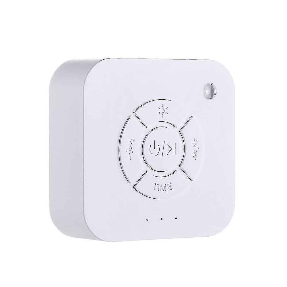 White Noise Machine USB Rechargeable Timed Shutdown Sleep Sound Machine For Sleeping & Relaxation