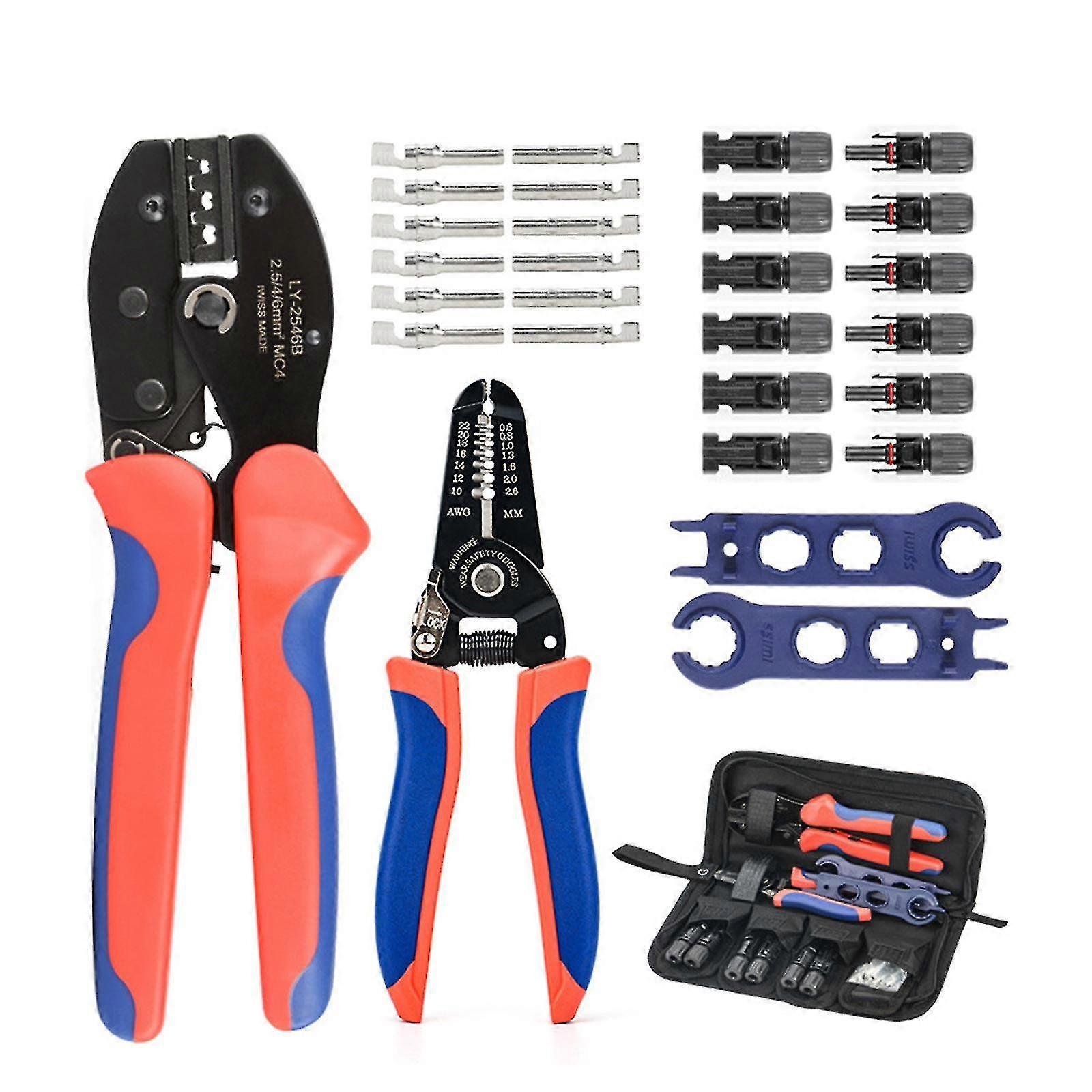 Solar Crimper Pv Crim Pliers Cable Terls Tool Panel Cable Connector
