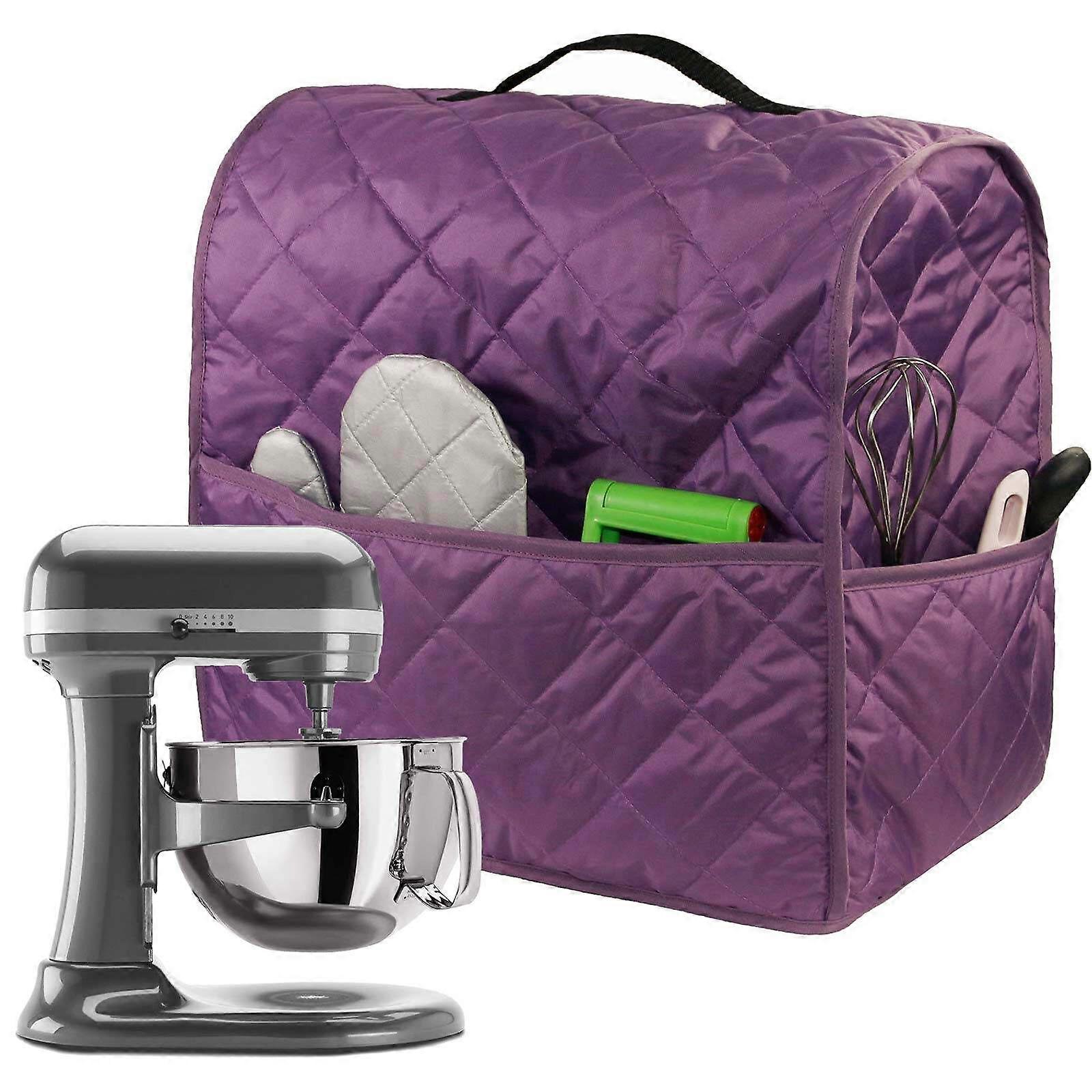 Mixer Cover W/ Pockets Handle Protective Dust-Proof Stand For Kitchenaid Mixer