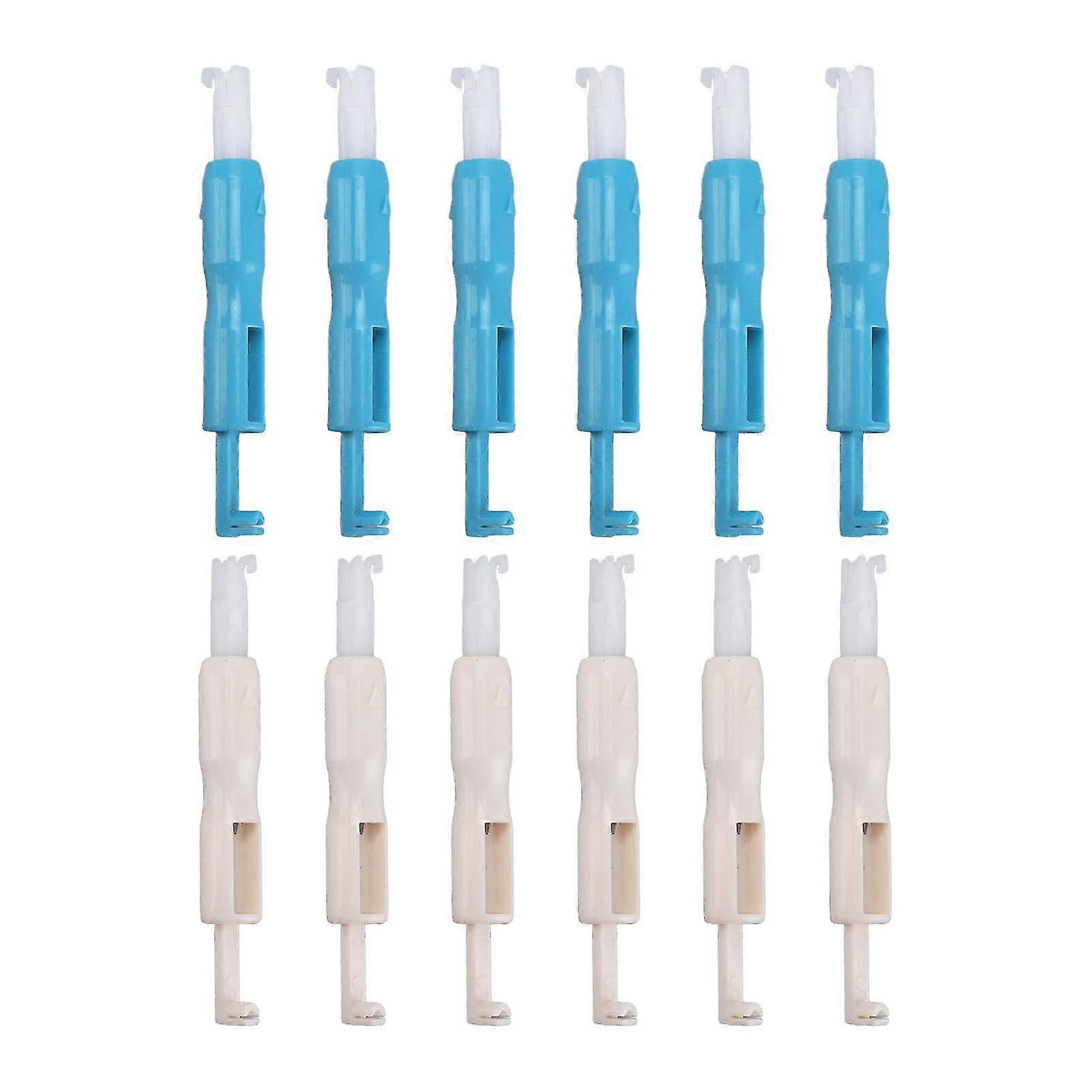 12Pcs Sewing Machine Needle Threader - Quick and Safe Thread Change - Durable and Multifunctional Needle Inserter