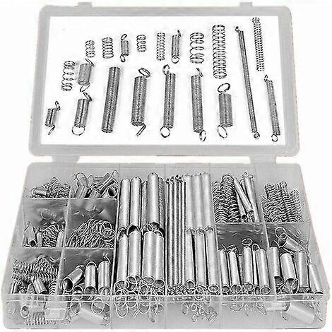 Traction And Compression Springs Spring Assortment Box - 200 Pieces