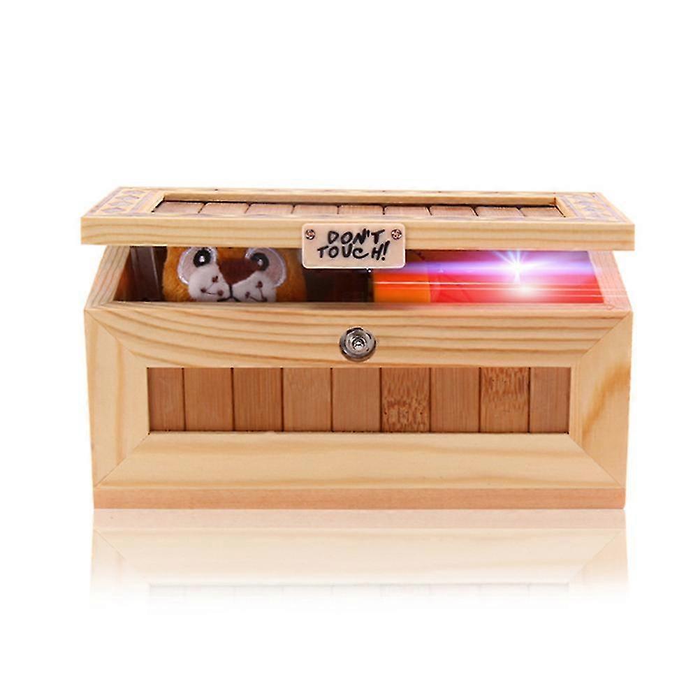 Surprise Tiger Toy Desktop Puzzle - Sound Activated Arm - Hand-Off Bin - Fun Stress Relief Gift