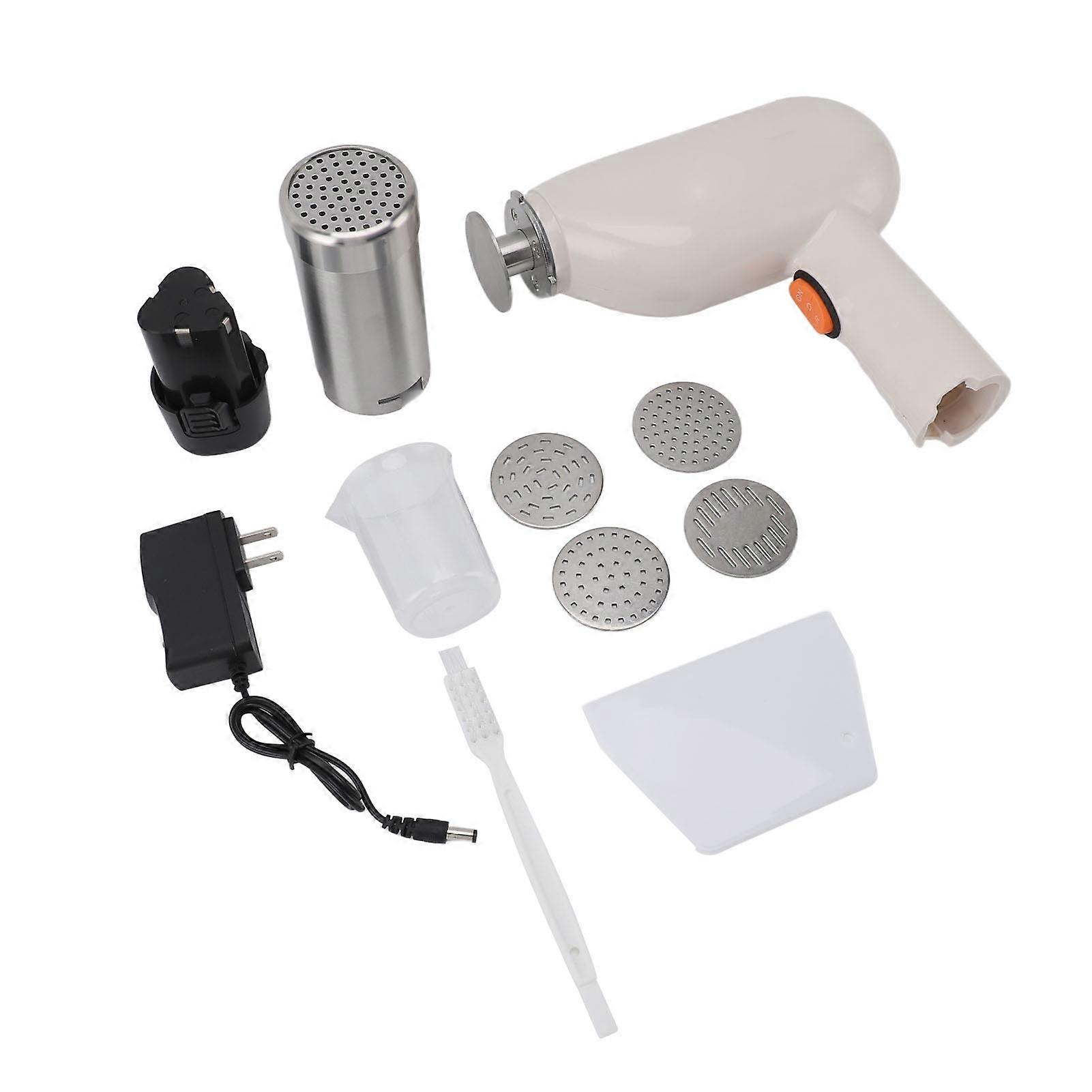 Handheld Electric Pasta Maker Small Compact Adjustable Thickness Automatic Noodle Maker Machine for Home Kitchen  100240V