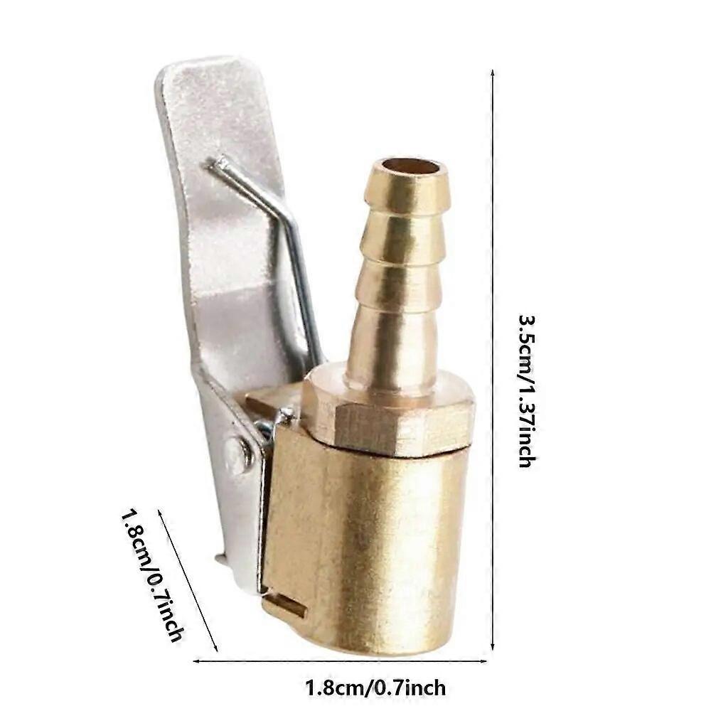 Car Air Pump Adapter Heads Air Chuck Inflator Pump Valve Connector Clip-on Adapter Tire Inflatable Pump Compressor Accessories-Motor Vehicle Wheel Par