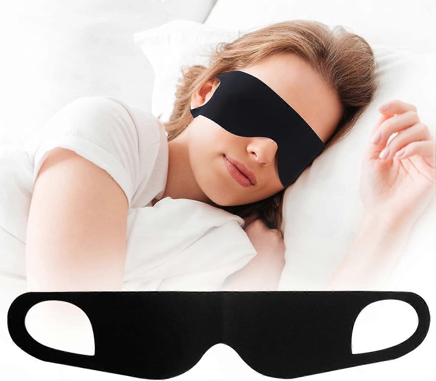 Sleep Mask,Lightweight Breathable Blockout Eye Mask for Sleeping Light Blocking Sleeping Mask, Ultra Thin Night Eye Blinder