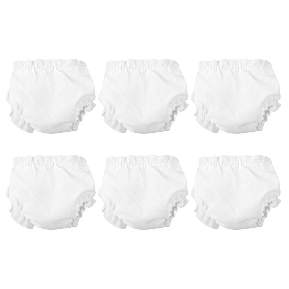 6 pcs boneca miniatura cueca ajustável boneca cueca flexível boneca cueca