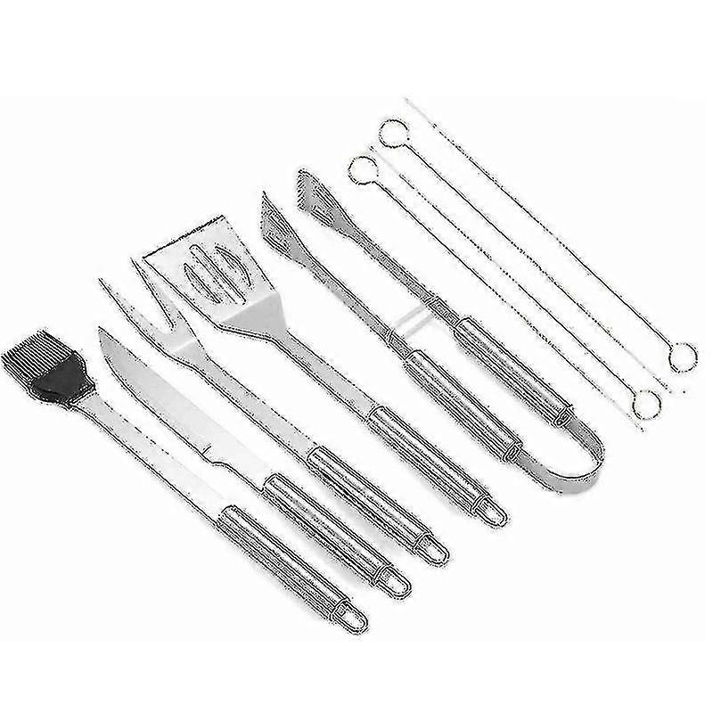 Grillbesteck-Set aus Edelstahl mit Etui