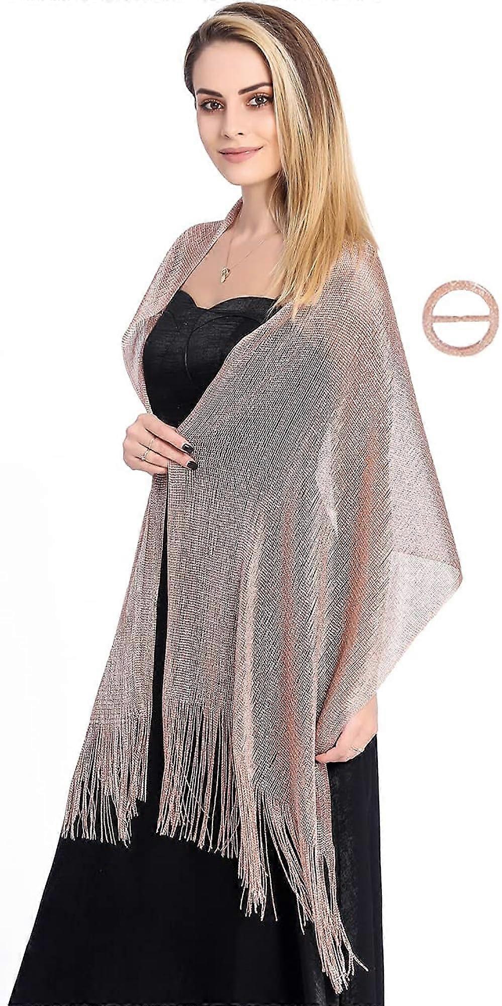 Léger Evening Wrap Stole Châle pour les fêtes de mariage Demoiselle d’honneur Bal Écharpe Femmes