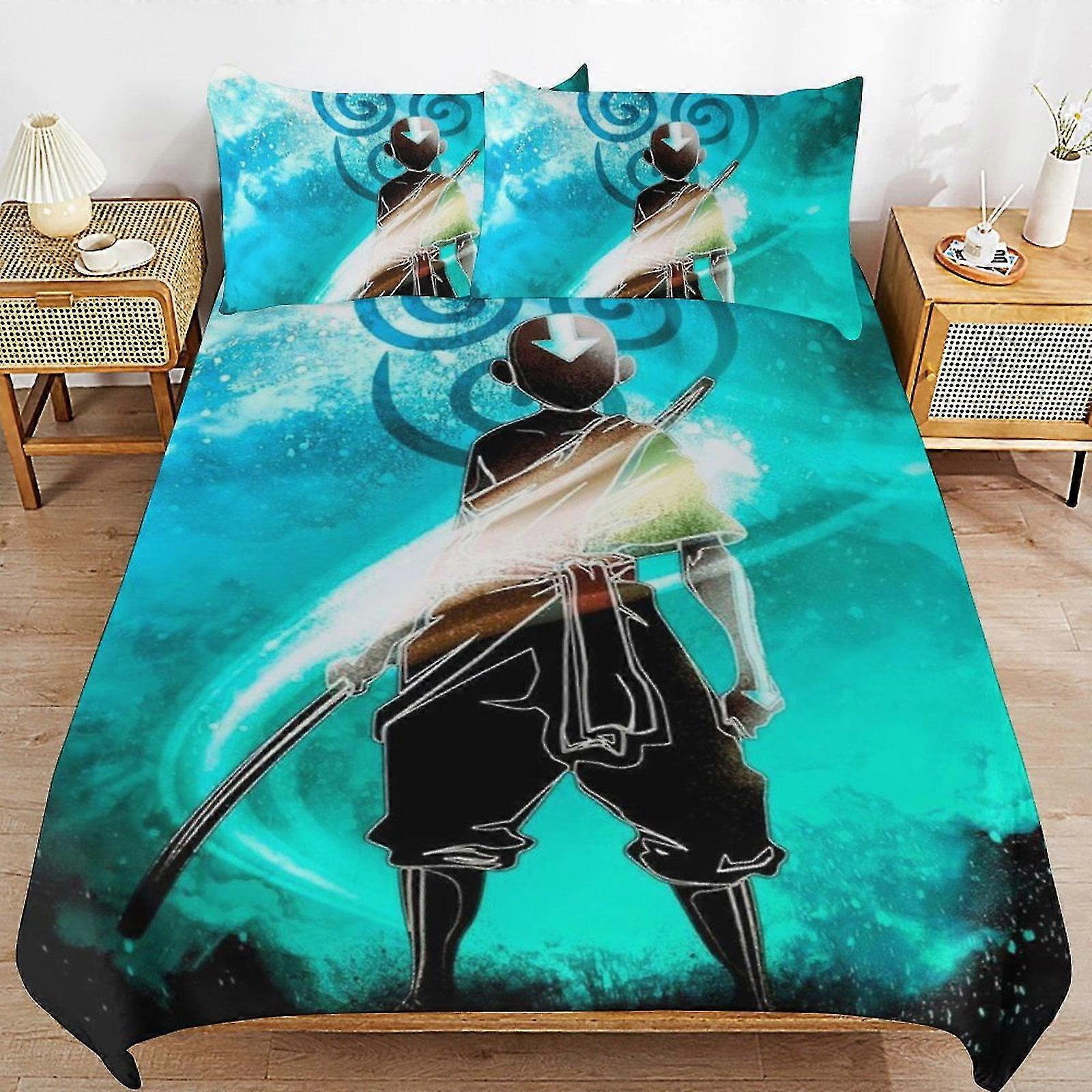 b938 Lençóis 3 Peças Avatar Avatar O Conjunto de Cama de 3 Peças 1 Capa de Colcha e 2 Fronhas Lençóis gb938