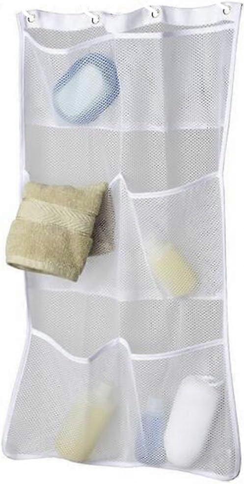Bathroom Organizer 6 Pockets Mesh Foam Soap Shampoo Storage Bag