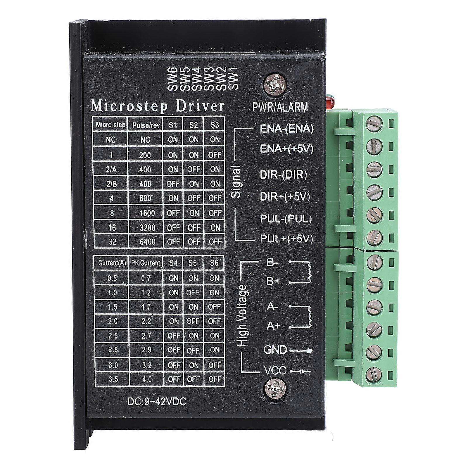 TB6600 4A DC9-42V Stepper Motor Driver for 42 57 86 Stepper Motors for Nema17 Single Phase Stepper Motors for CNC 3D Printers