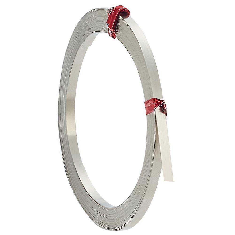 19.7 Feet Platinum Flat Bezel Wire 32 Gauge Silver Brass Wire DIY Bezel Setting Wire for Wire Wrapping Resin Bezel Frame Jewelry Ring Making DIY