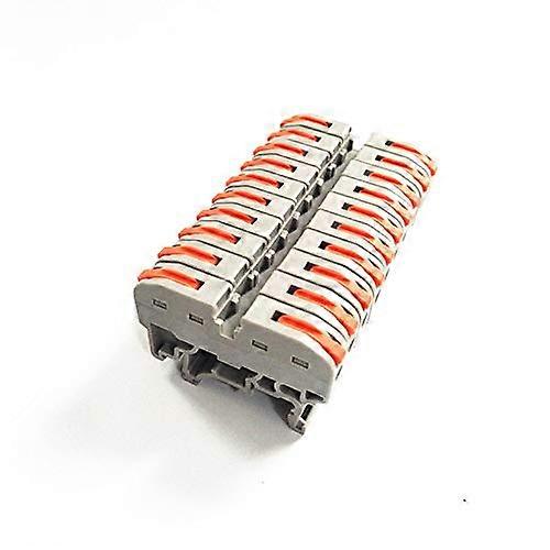 10PCS Quick Connect Rail Type Terminal Block Instead of UK2.5B