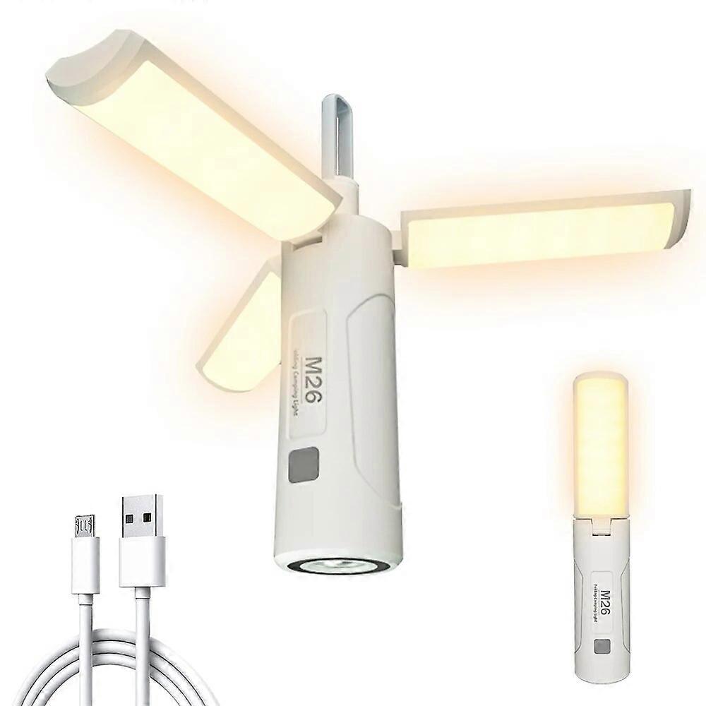 Strong Light Lantern USB Charging Outdoor Hanging Folding Fishing Travel Camping Tent Hiking Caravan Light Lamp